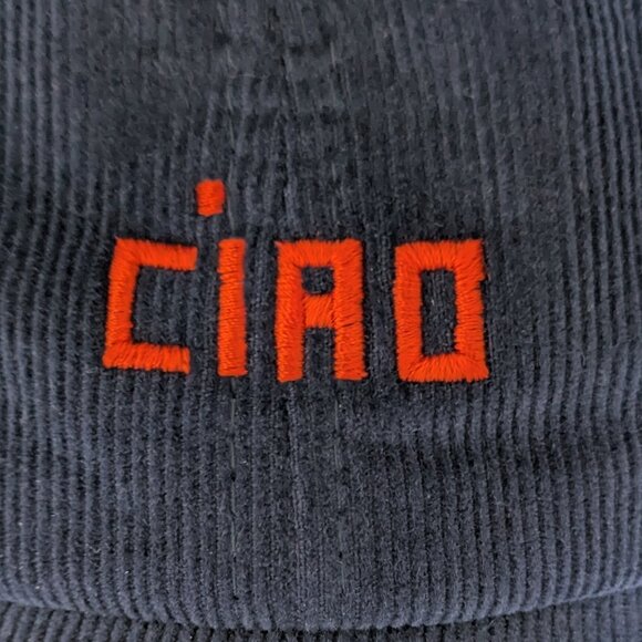 Clare V Baseball Corduroy Cap Ciao Hat - Picture 6 of 7